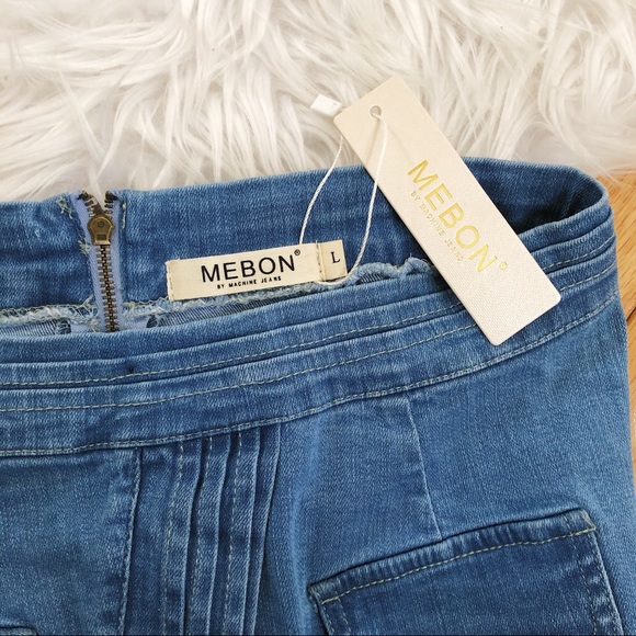 Denim Wrap Skirt - Picture 5 of 5